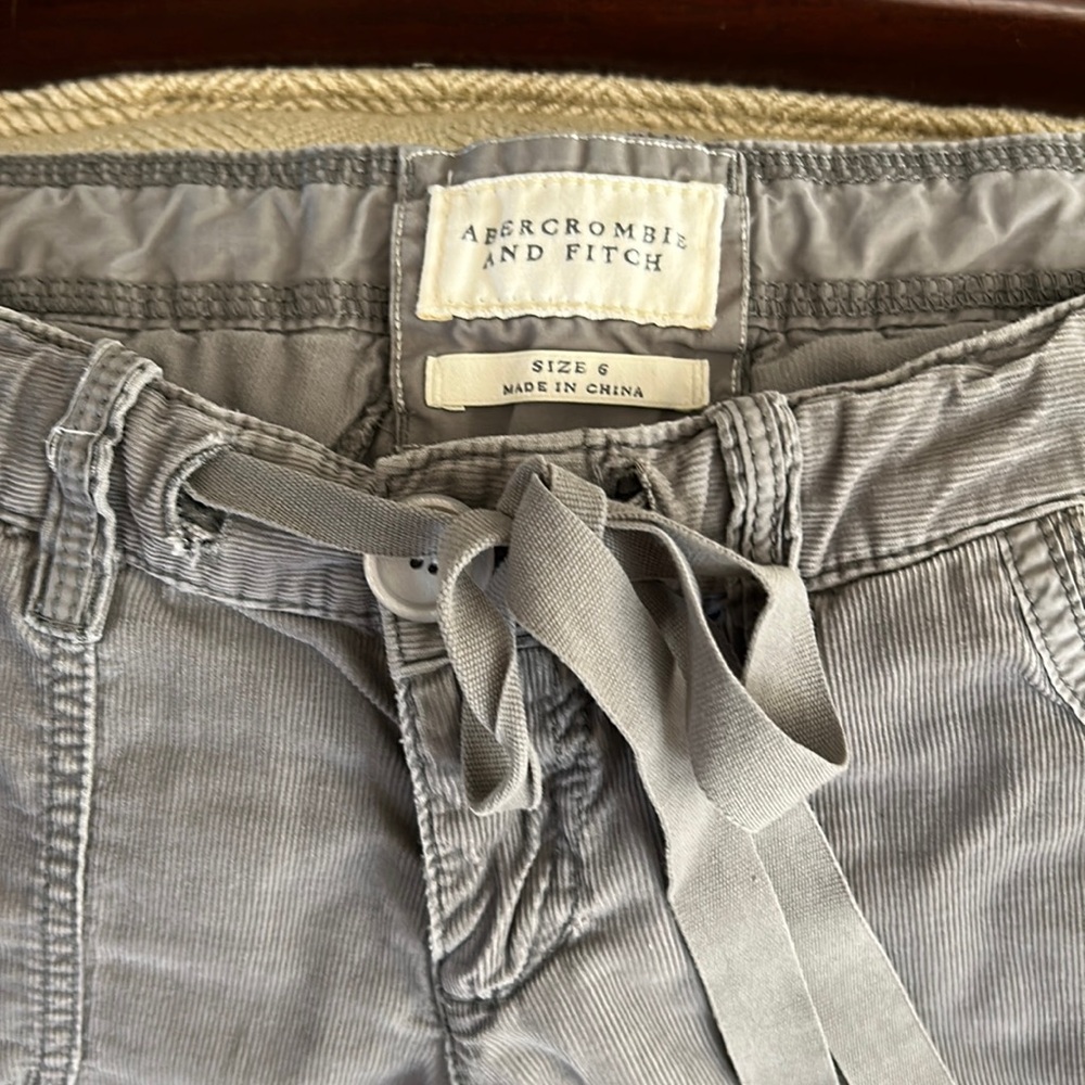 Abercrombie corduroy Bermuda shorts